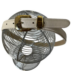 Ginnie Johansen Made In Italy Ivory M Belt